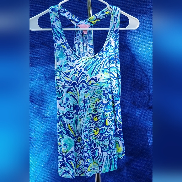 Lilly Pulitzer racerback top - Picture 4 of 9